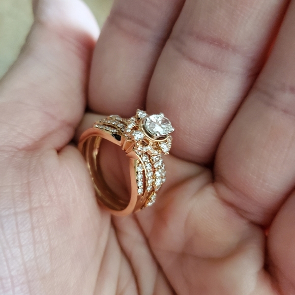 Helzberg Diamonds Jewelry Wedding Ring With Enhancer Poshmark